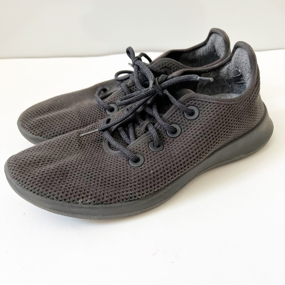 Allbirds Men’s Tree Runner Sneakers Black - Picture 3 of 9
